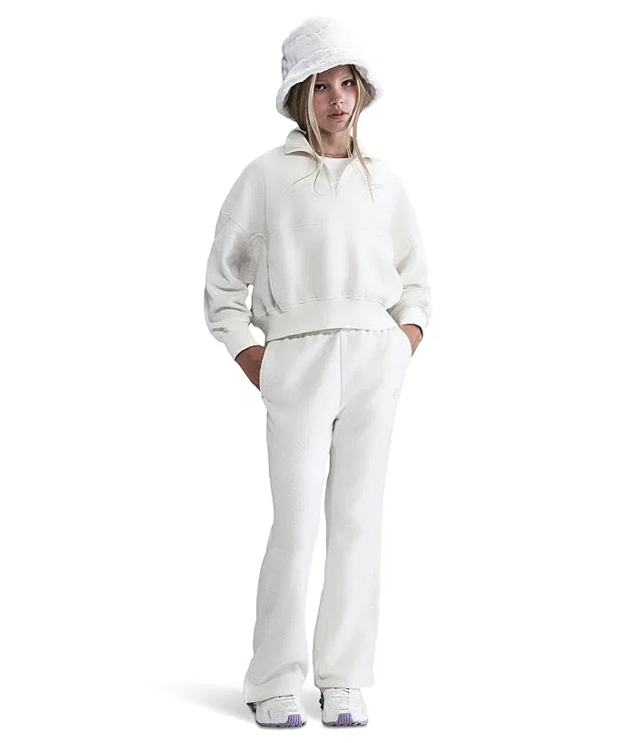 Флисовая кофта Sportswear Long Sleeve Nike Kids, Soft Pearl/White — фото 4