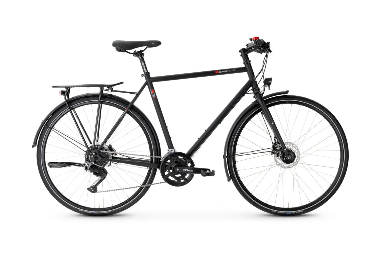 

Трекинговый велосипед Vsf Fahrradmanufaktur T-100 sport - 28 дюймов - diamant - 2026, schwarz | ebony matt