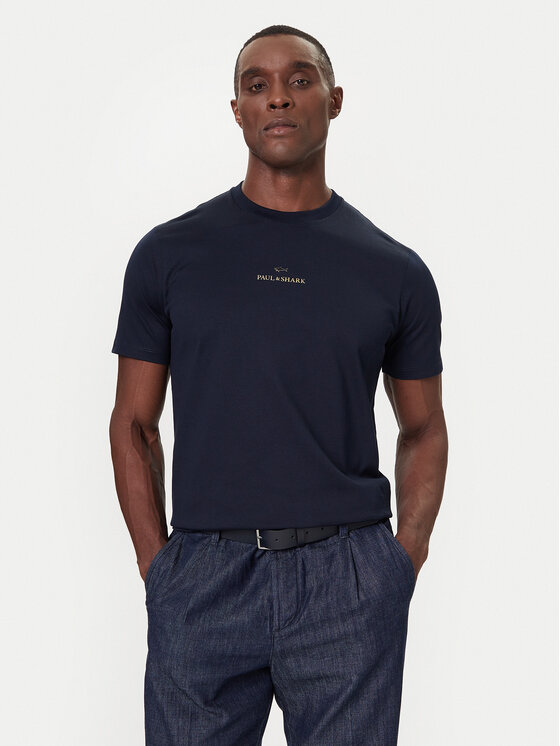 

Футболка regular fit 99311008 Paul&Shark, синий