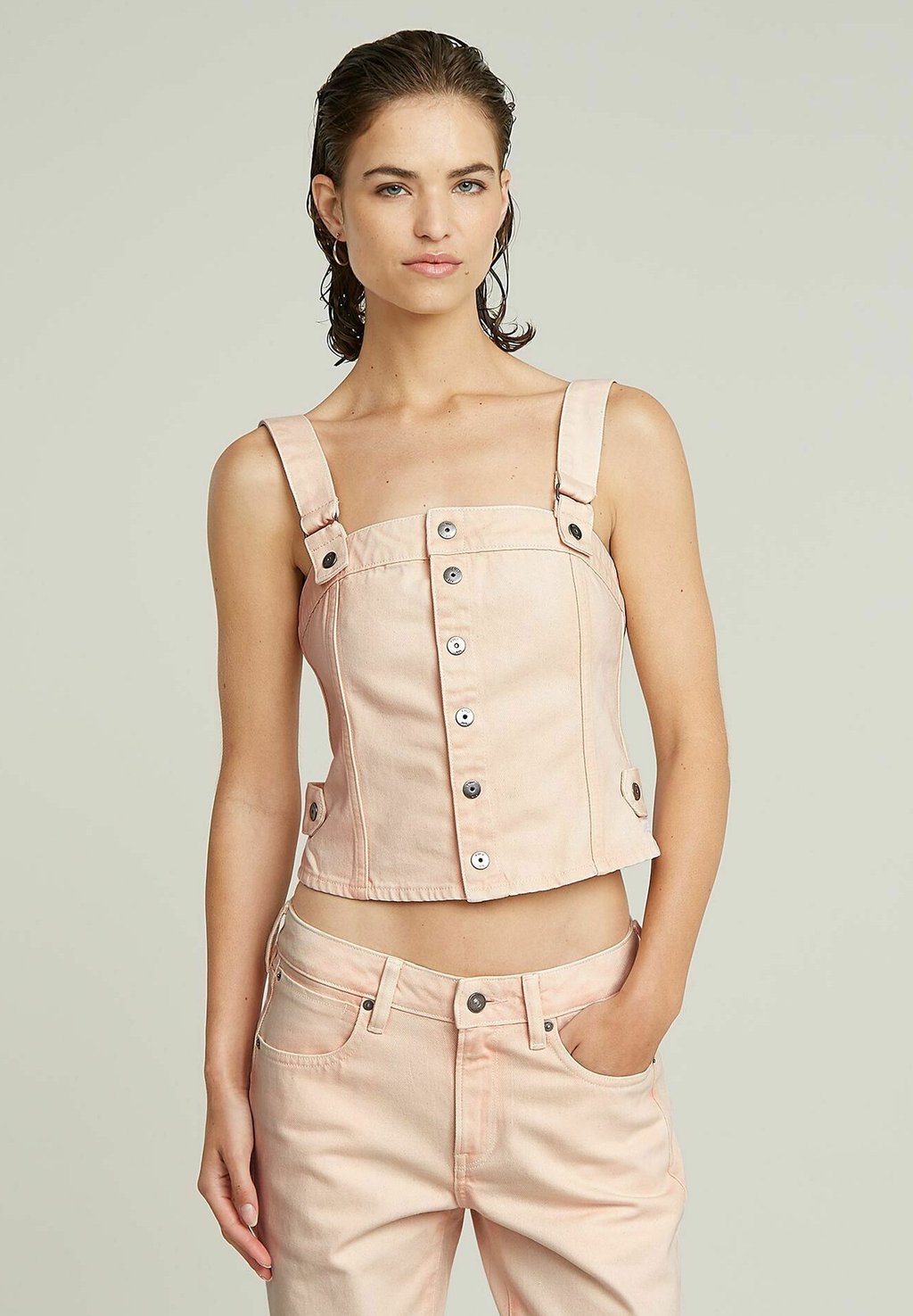 

Топ DETACHABLE STRAPS G-STAR, розовый