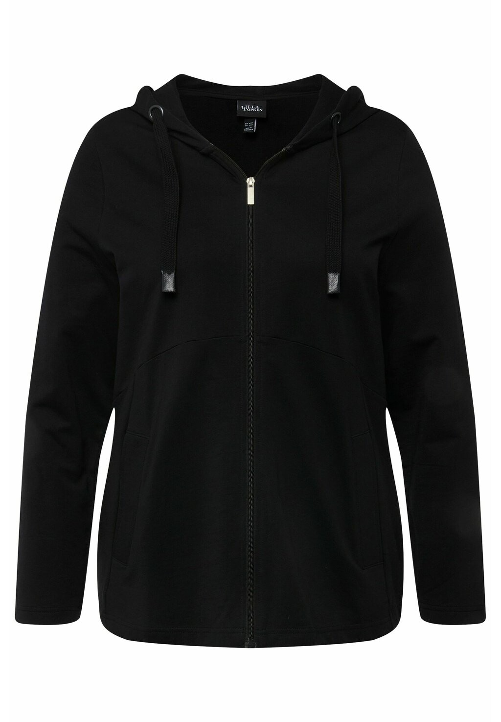 

Толстовка на молнии Ulla Popken, черный