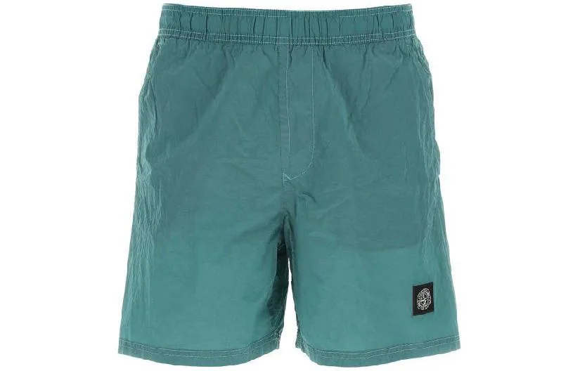 Плавки с логотипом STONE ISLAND, бирюзовый