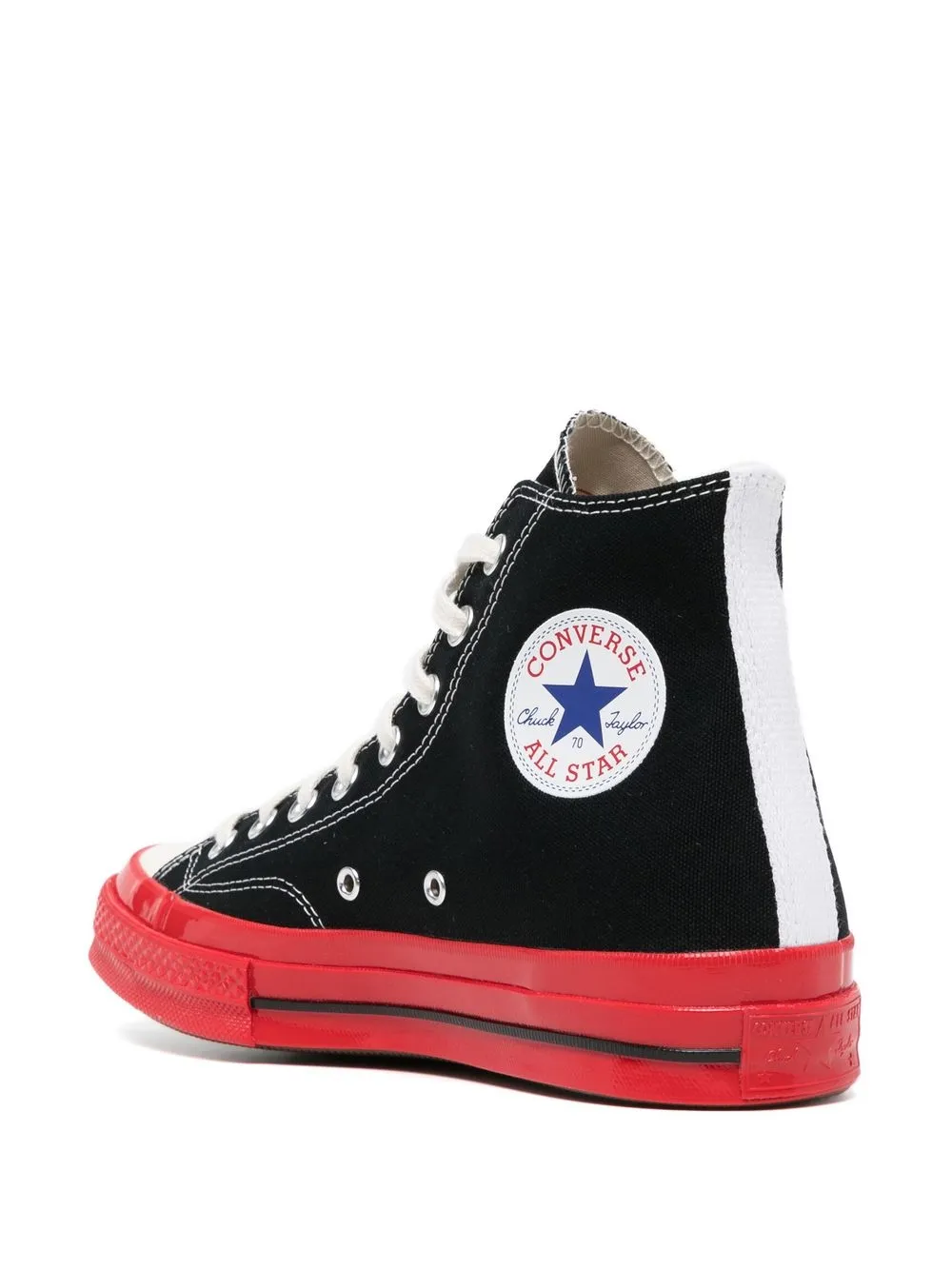 Высокие кеды Chuck 70 Comme Des Garçons Play x Converse, черный — фото 3