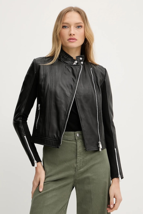 

Кожаная куртка Pinko, черный