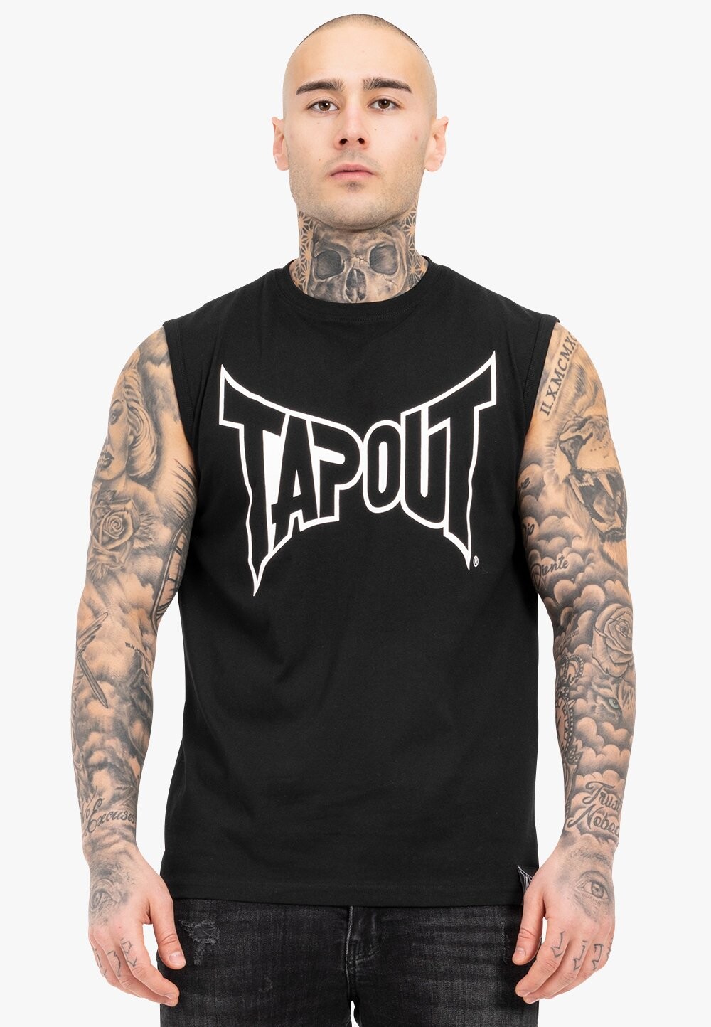 

Топ ÄRMELLOSES NORMALE PASSFORM ALEMADA Tapout, черный