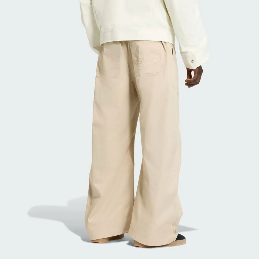 Широкие брюки Premium Essential Adidas, beige — фото 2