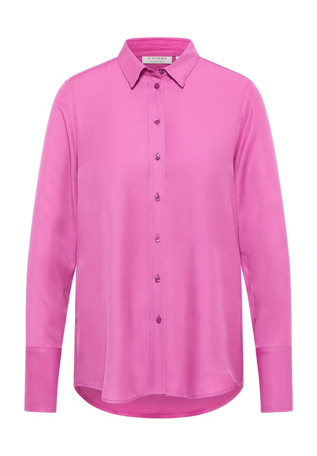 

Рубашка из вискозы стандартный крой Eterna, цвет fuchsia