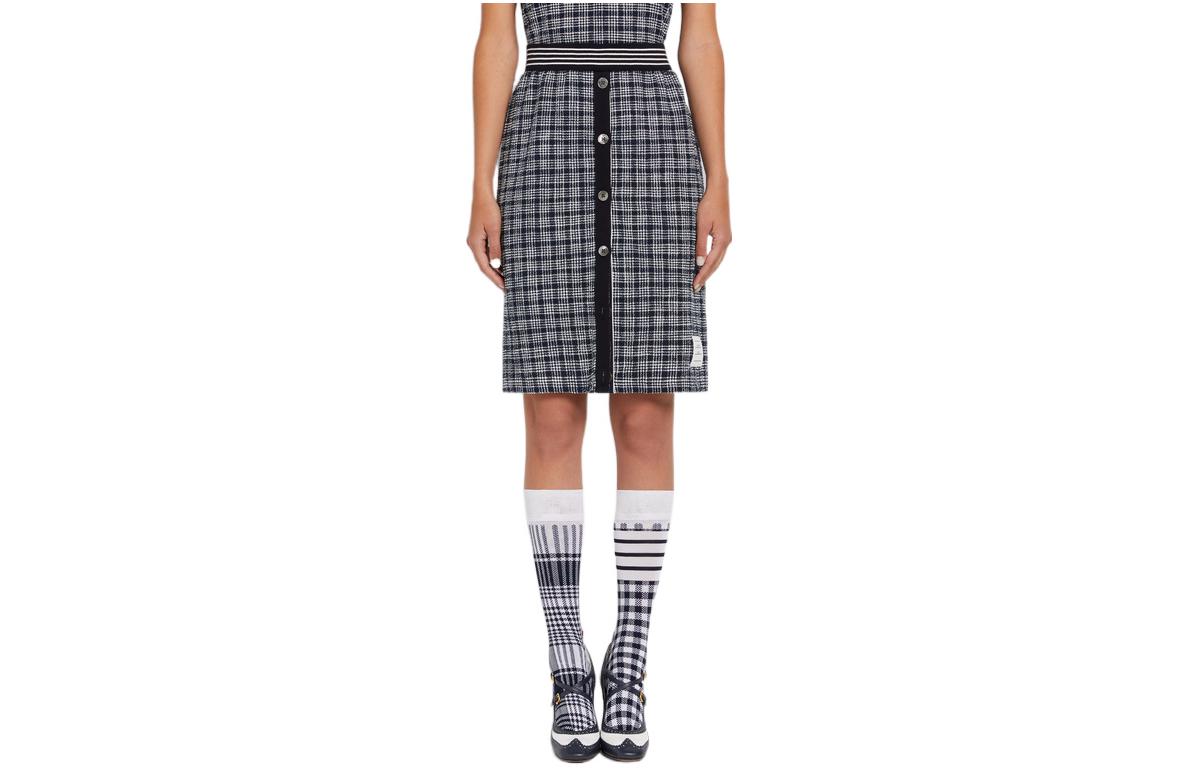 

THOM BROWNE Повседневная короткая юбка женская синяя