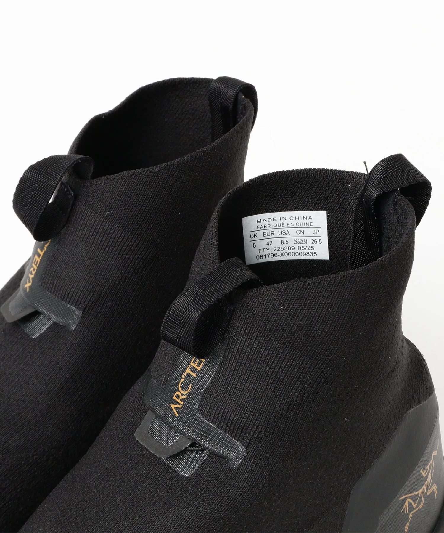 Мужские кроссовки ARC’TERYX NORVAN 4 NIVALIS чёрные — фото 3