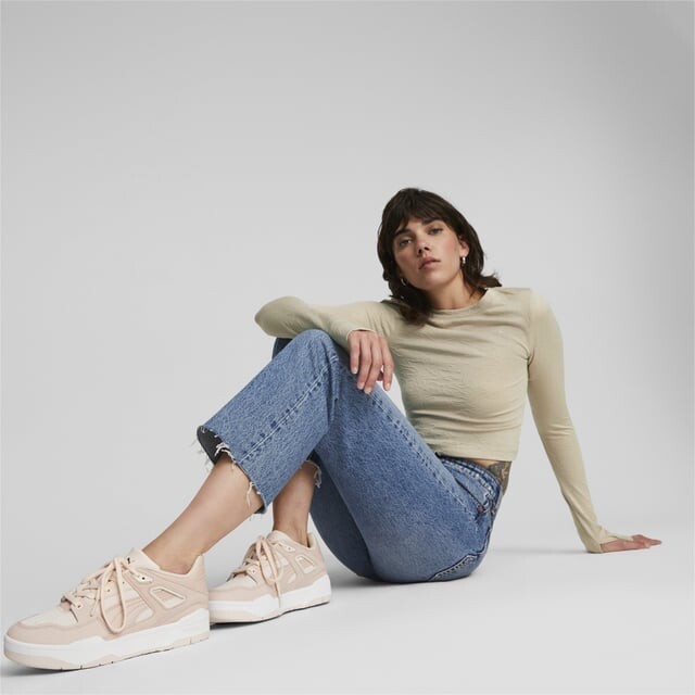 Женские кроссовки премиум-класса слипстрим Puma, розовый — фото 4