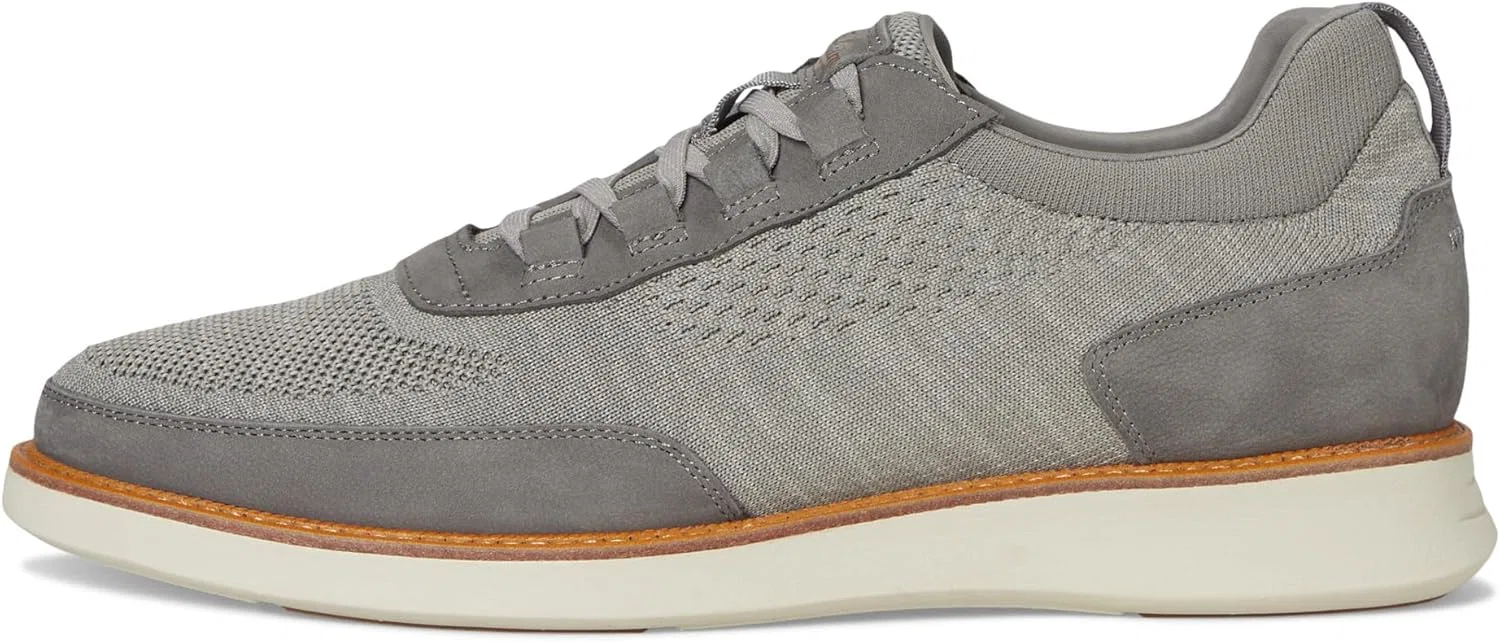 Мужские слипоны Florsheim Launch Knit Elastic Laceup Slip On, Gray — фото 4
