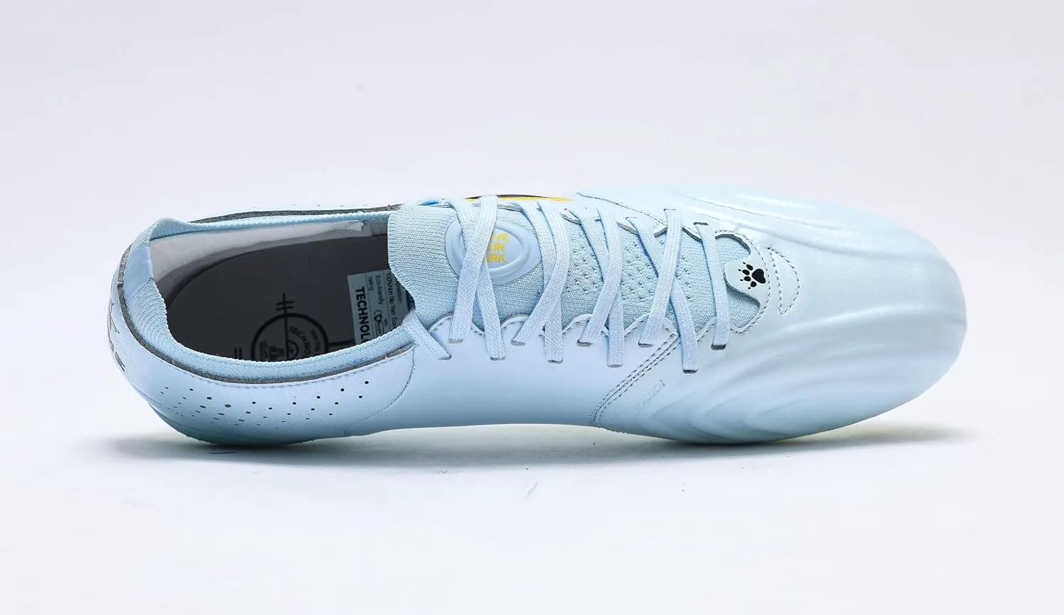 Футбольные бутсы KELME из кожи кенгуру - FG Pro K-Leather - для игры на улице и в зале, мужские, взрослые размеры, синий — фото 3