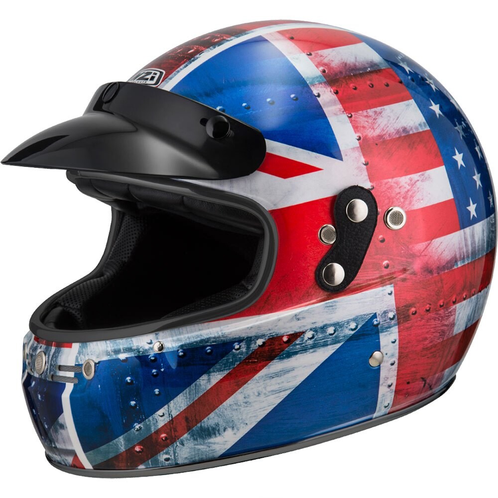 

Шлем для мотокросса Nzi Flat Track 2, разноцветный