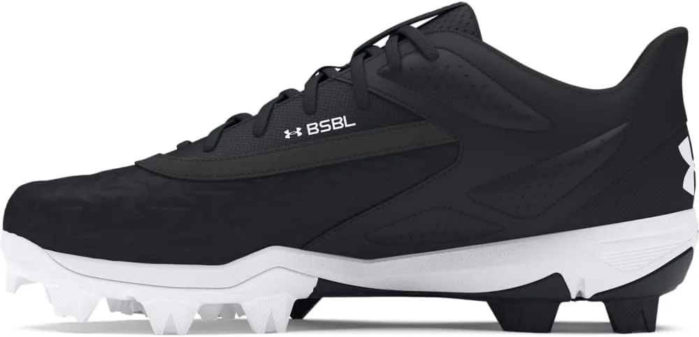

Бейсбольные кроссовки Under Armour для мальчиков Leadoff Low Rm Jr 3.0, черно-белый