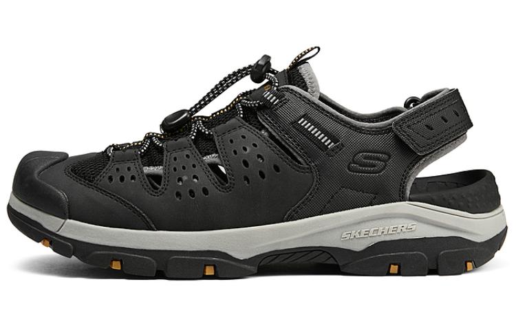 

Skechers Нескользящие дышащие и износостойкие речные треккинговые туфли мужские черные - черный, цвет Black