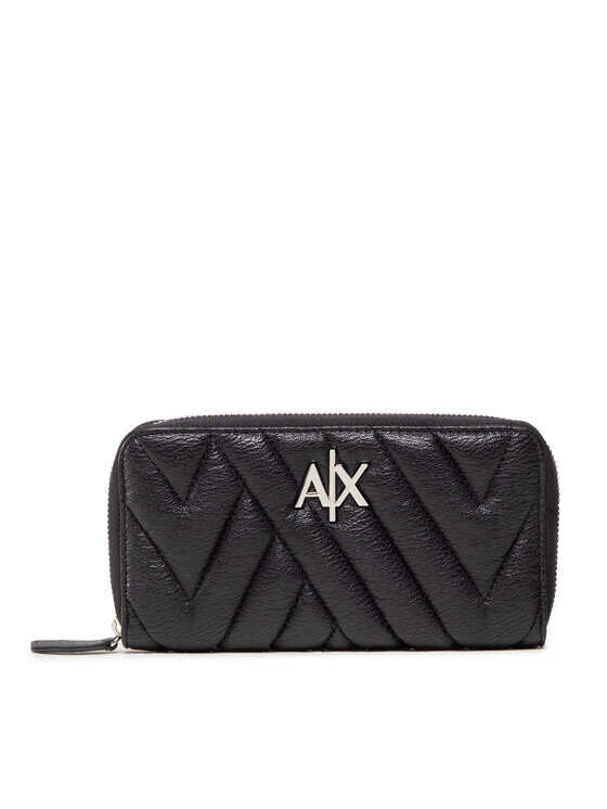 

Большой женский кошелек Armani Exchange, черный