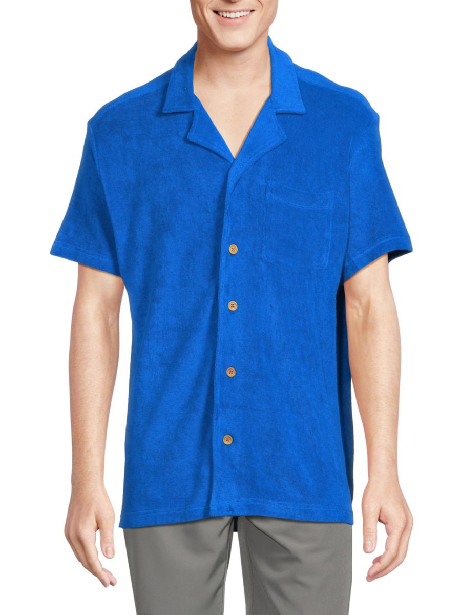 

Рубашка для кемпинга из махровой ткани HEDGE, цвет Cerulean