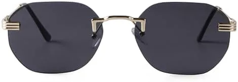 

Солнцезащитные очки с градиентным синим покрытием без оправы для женщин и мужчин, ретро-солнцезащитные очки без оправы, зеленые оттенки для женщин MTZJH, C5