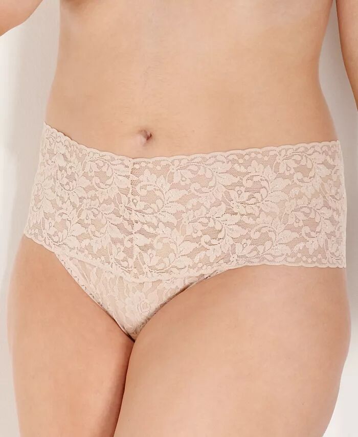 

Женские стринги Plus Size Retro Hanky Panky, коричневый/бежевый