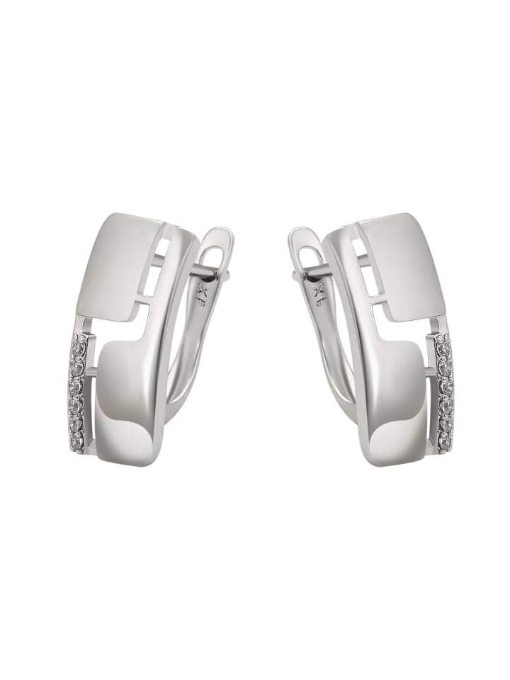 

Faina Женские серьги-кольца из серебра