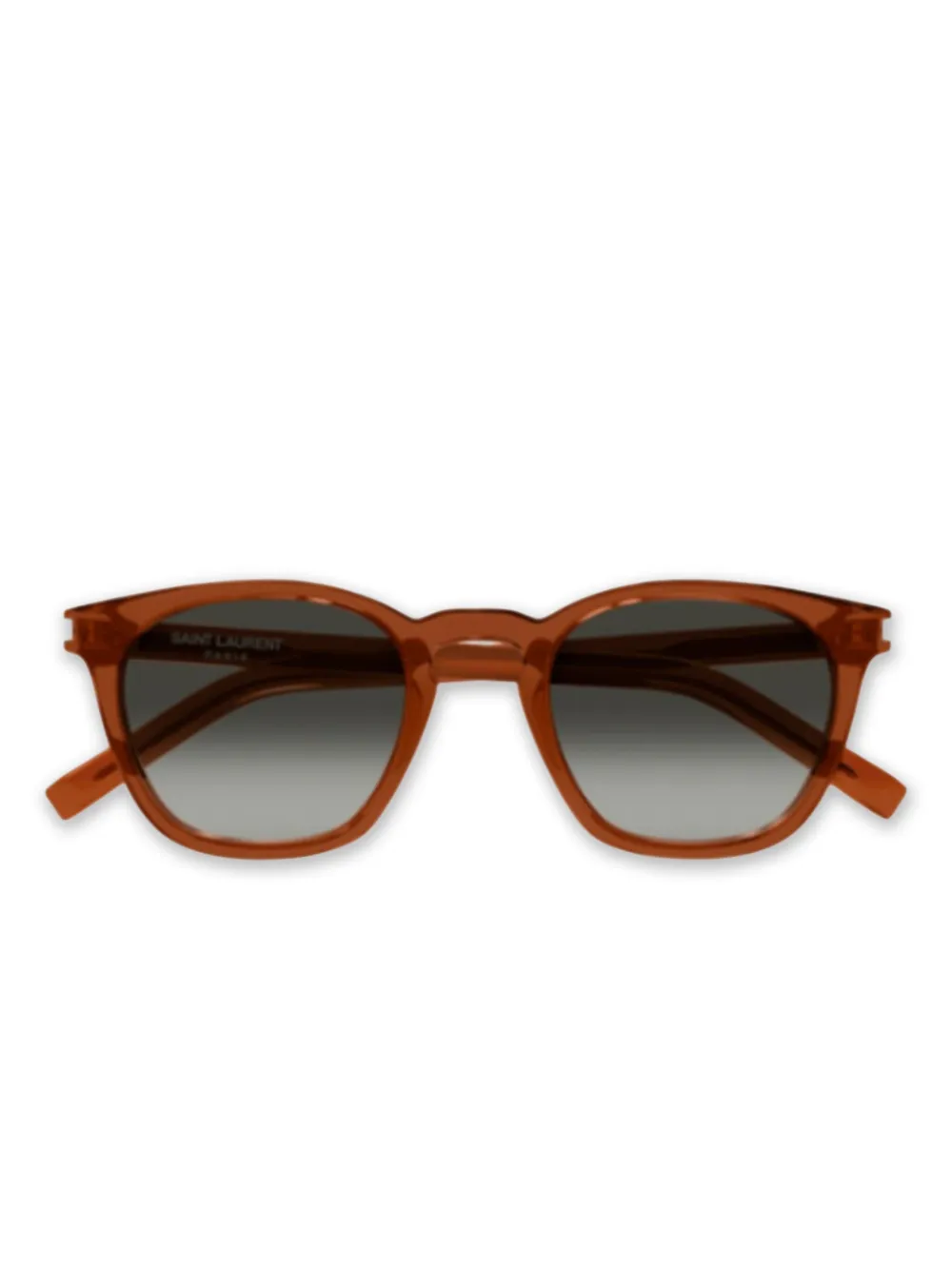 

Солнцезащитные очки в квадратной оправе Saint Laurent, коричневый