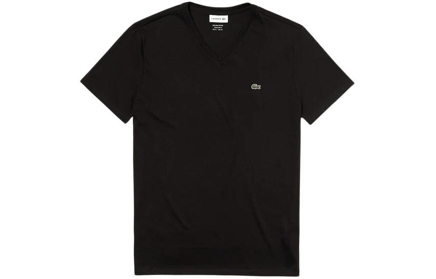 

Футболка мужская черная Lacoste, черный