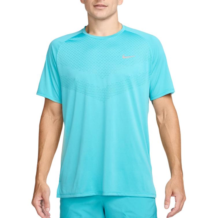 Мужская футболка для бега Stride Dri FIT Adv с короткими рукавами Nike, синий — фото 2