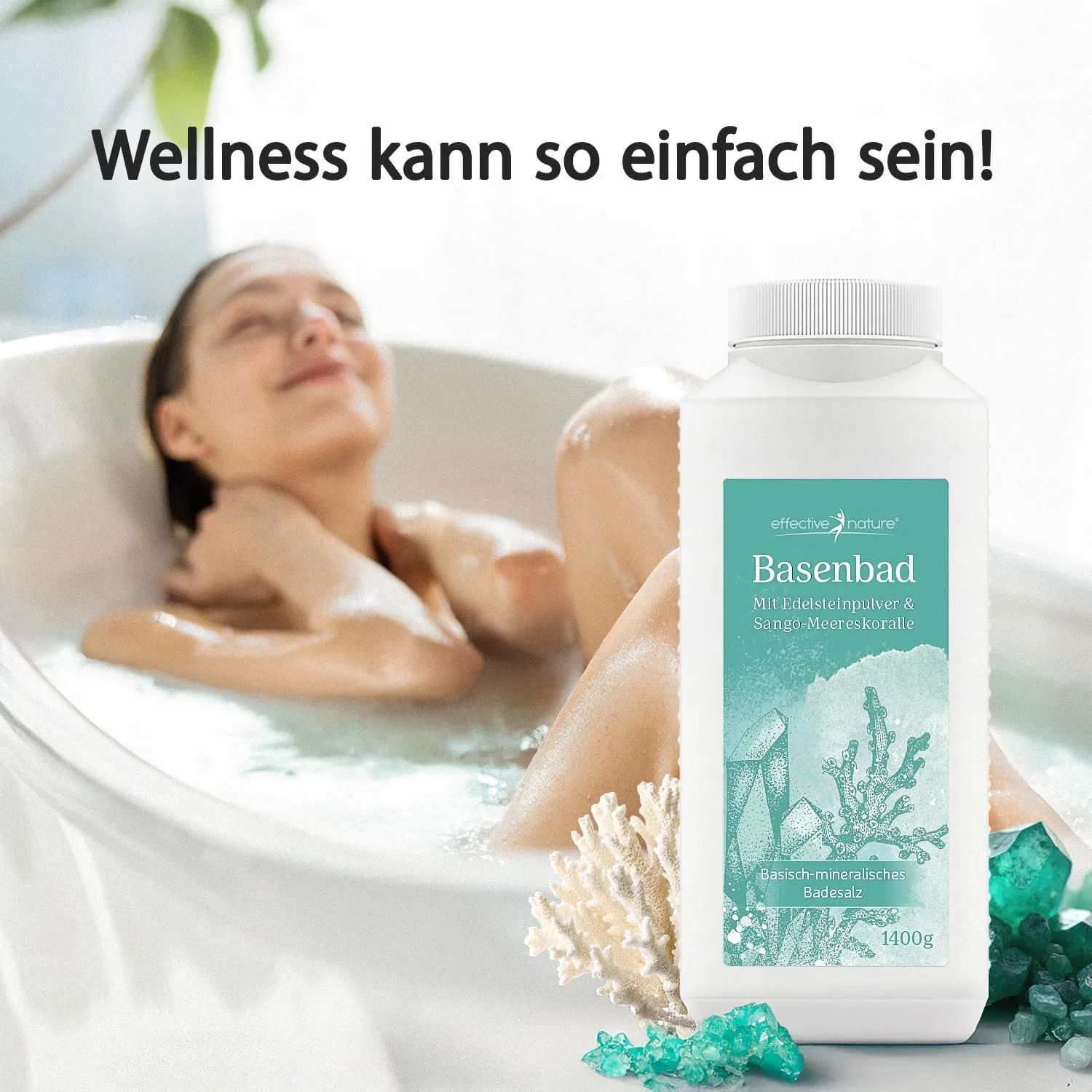 Соль для ванн effective nature Base Bath с кораллами Санго Effective Nature — фото 2