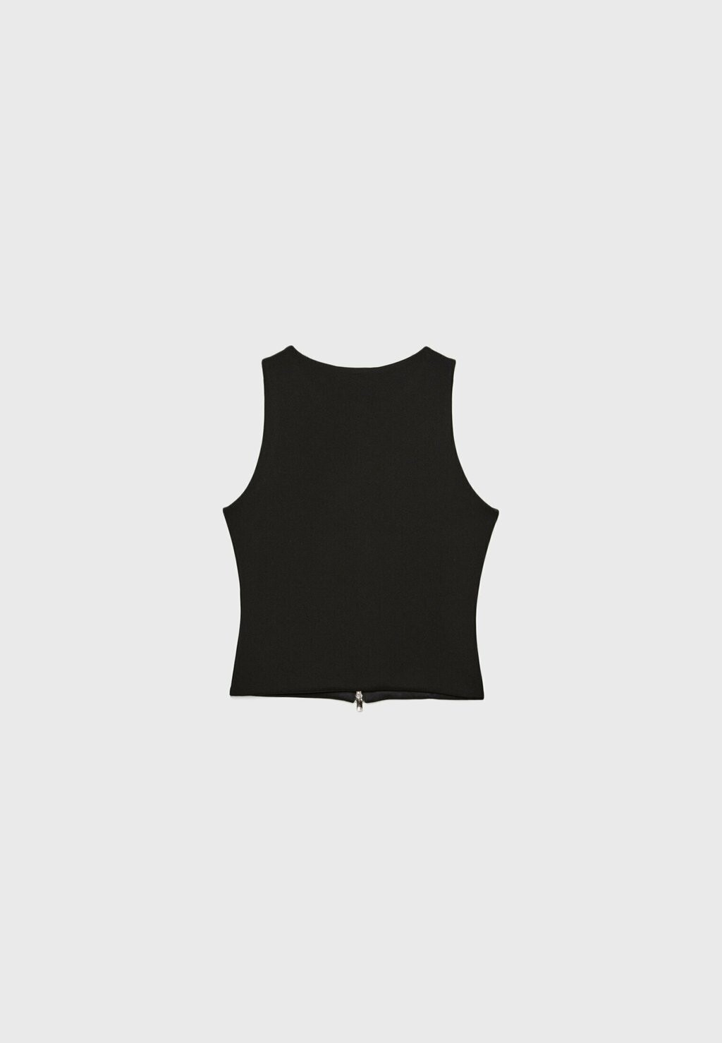 

Жилет WITH DOUBLE ZIP Stradivarius, черный