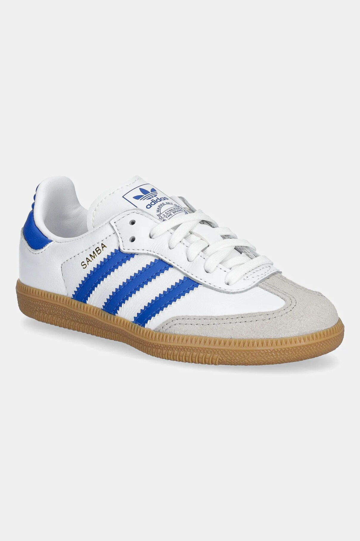 

Детские кожаные кроссовки SAMBA OG Adidas Originals, синий