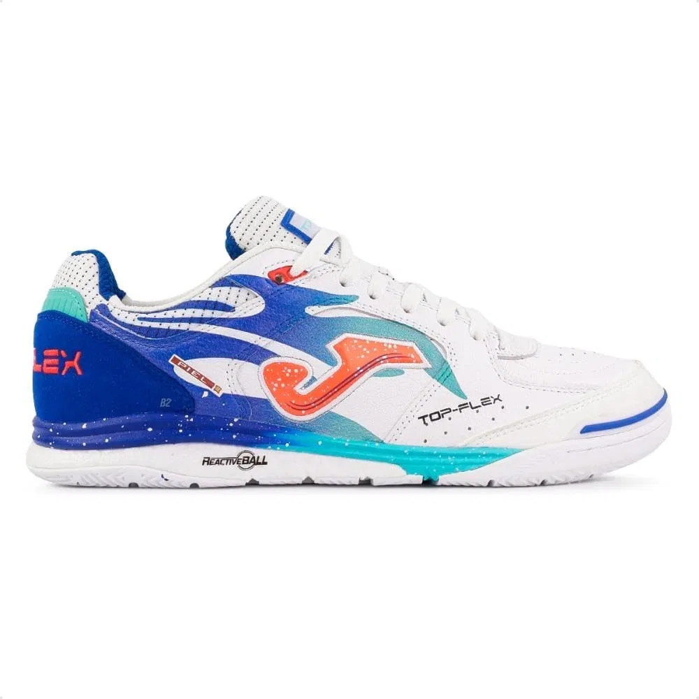 Мужские кроссовки для игры в помещении Joma Top Flex Rebound 2576 IN TORS2576IN, бело-синие