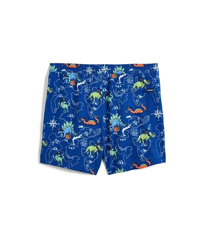 Плавки с динозаврами The Rex Marks The Spots Chubbies Kids, Bright Blue/Pattern Base — фото 2