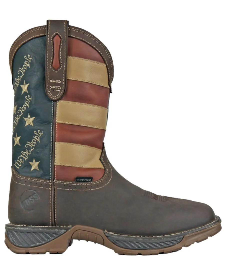 Мужские рабочие ботинки We The People с мягким носком в стиле вестерн Hoss Boot Company, коричневый — фото 2