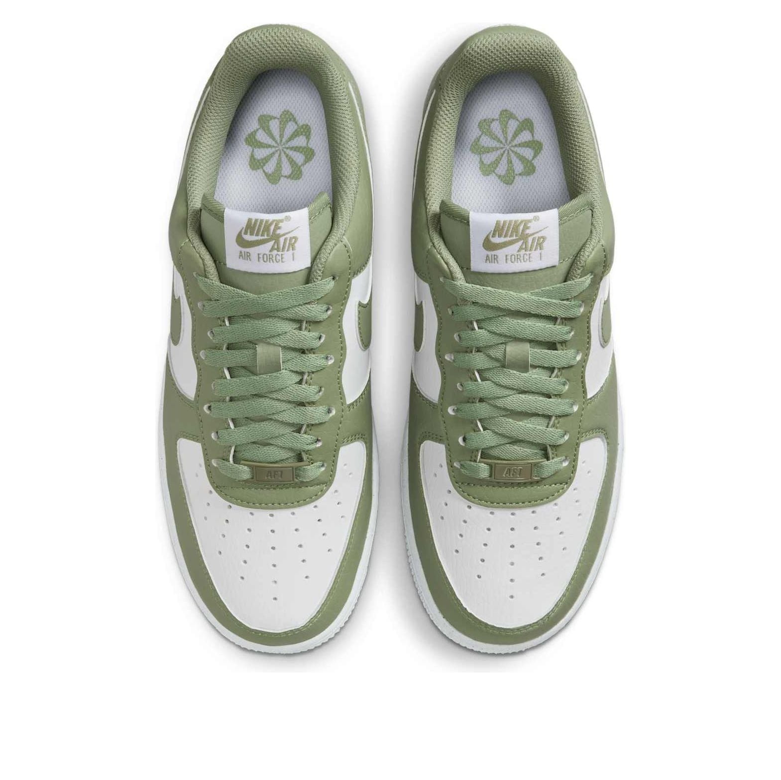 Кроссовки (WMNS) Nike Air Force 1 Low '07 SE Next Nature 'White Oil Green' — фото 4