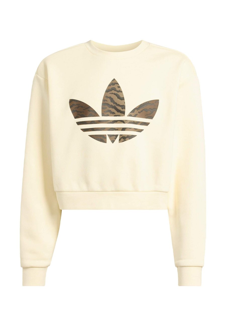 Толстовка Adidas Originals LOOSE BOXY CREW-JUNIOR, Cream White/Off-White — фото 4