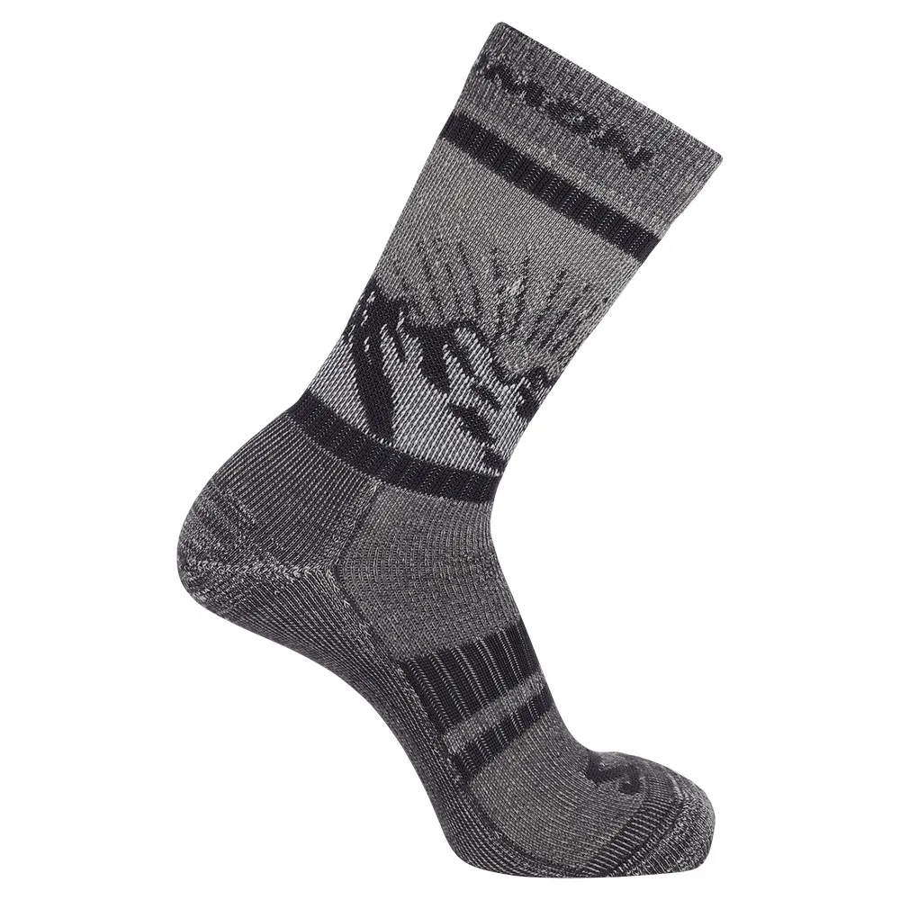 

Носки Salomon Retro Wool Crew, серый