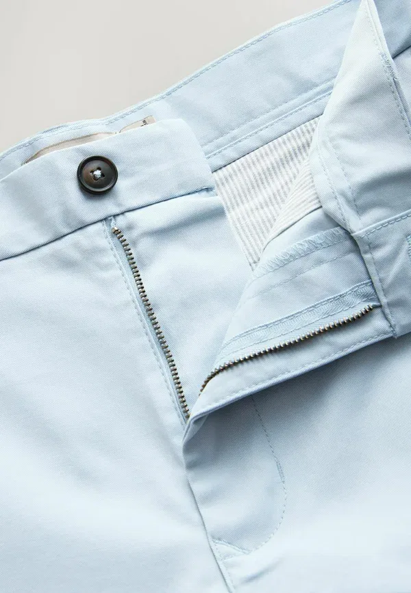 Шорты Next Slim fit stretch chino, светло-голубой — фото 2