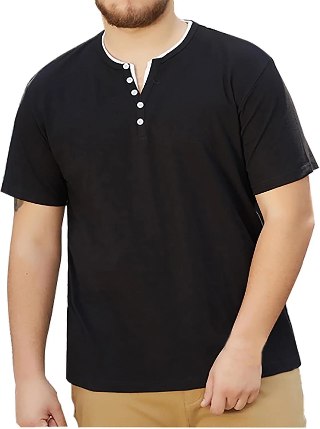 

Футболка для гольфа мужская oversized из хлопка