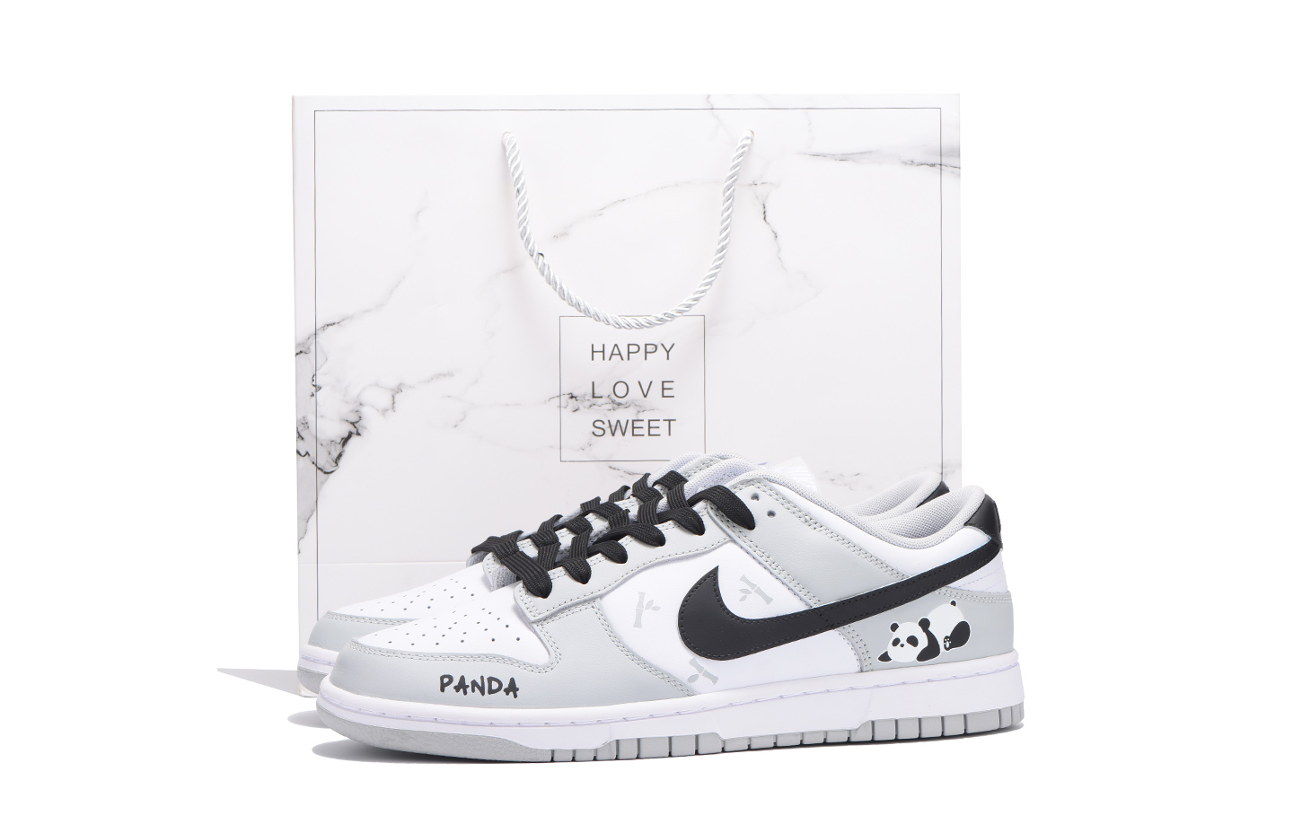 

Nike Низкие противоскользящие и износостойкие кроссовки для скейтбординга Dunk Coverage, мужские, черные, белые, серые