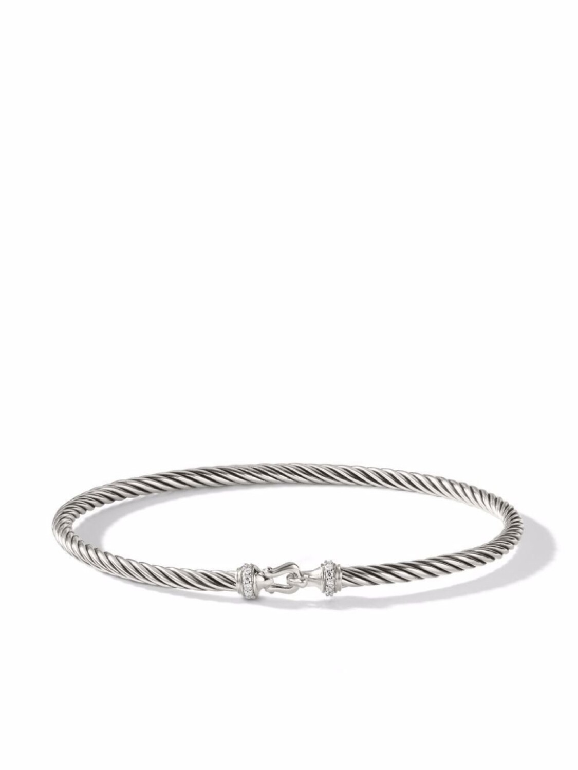 

Серебряный браслет Buckle с бриллиантами David Yurman