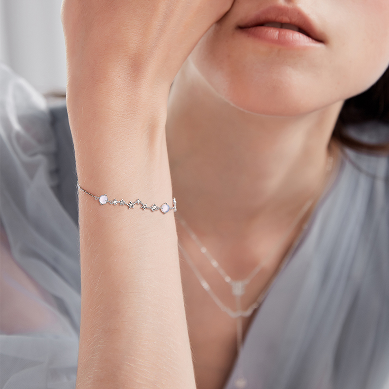 

KADER Серебряный браслет S925 для женщин серебристо-белый