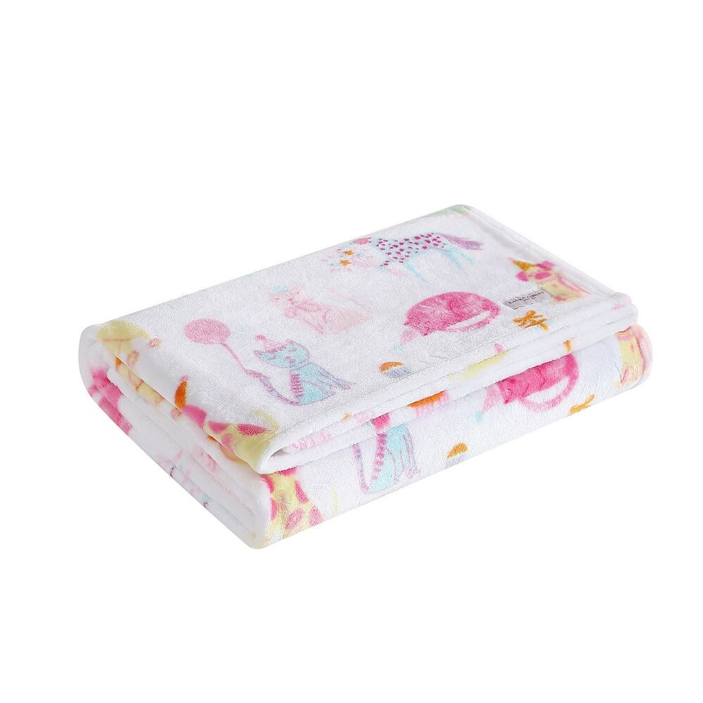 

Плед Laura Ashley Kids Party Animals, мультиколор