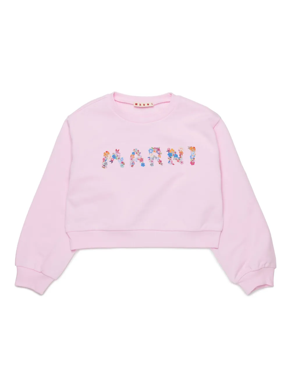 

Толстовка с логотипом Marni Kids, розовый