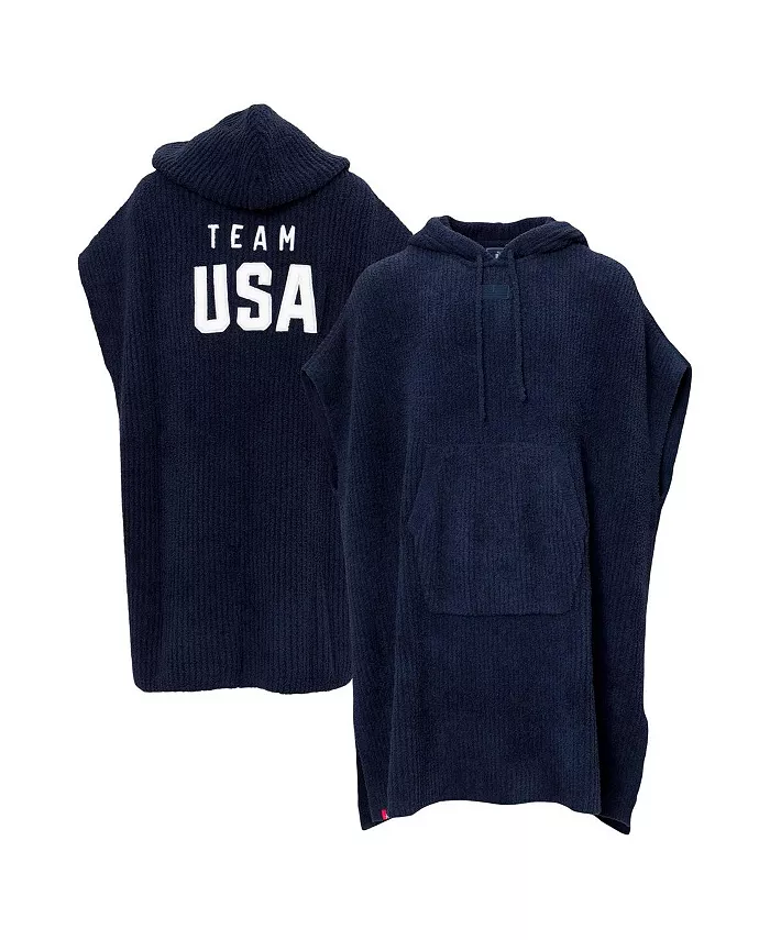 

Мужская и женская худи Team USA Barefoot Dreams CozyChic Rib Cozy в цвете navy ALPHA