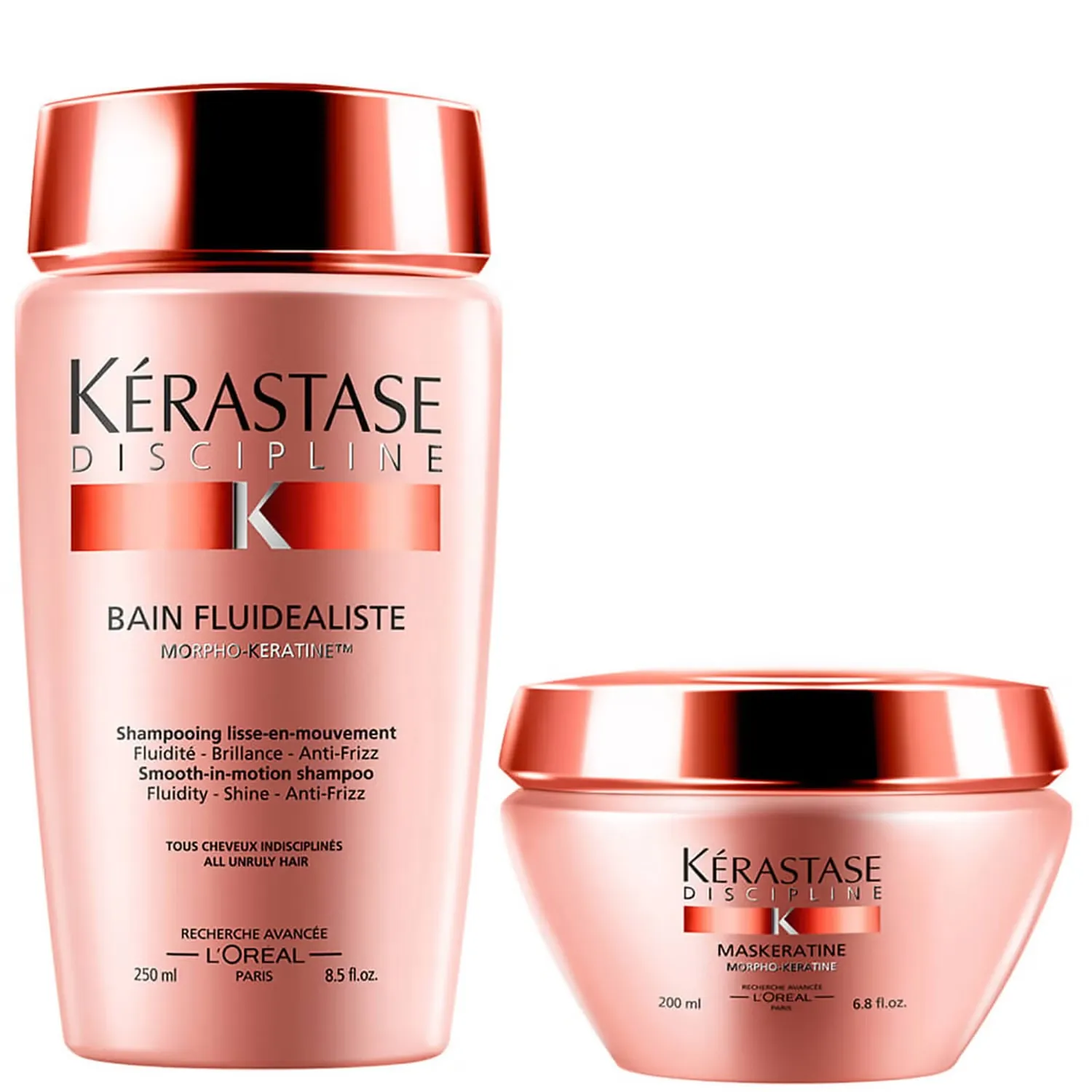 

Discipline Bain Fluidealiste (250 и маскаратины (200 мл) Kerastase