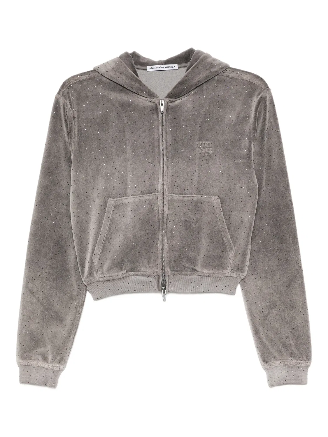 Худи с кристаллами Alexander Wang