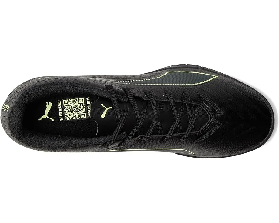 Кроссовки PUMA Ultra 6 Play Turf Trainer Soccer Cleats, Black/Fizzy Light/Green Terrain — фото 2