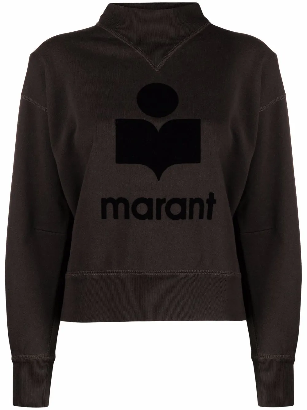 

Толстовка с высоким воротником и логотипом MARANT ÉTOILE, черный