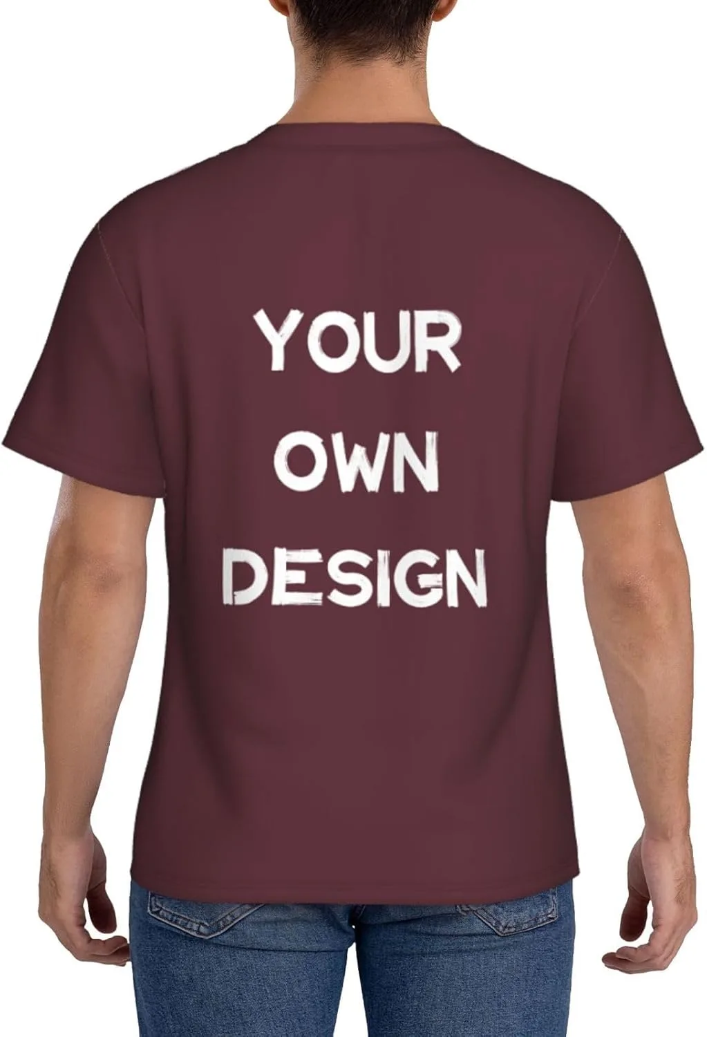 Футболка с принтом Custom Shirt с логотипом и текстом — фото 3