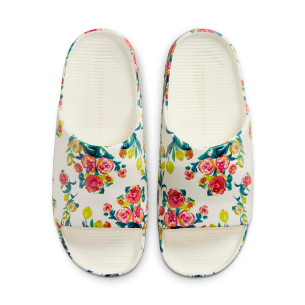 Тапочки calm slides 'floral' Nike, мультиколор — фото 4